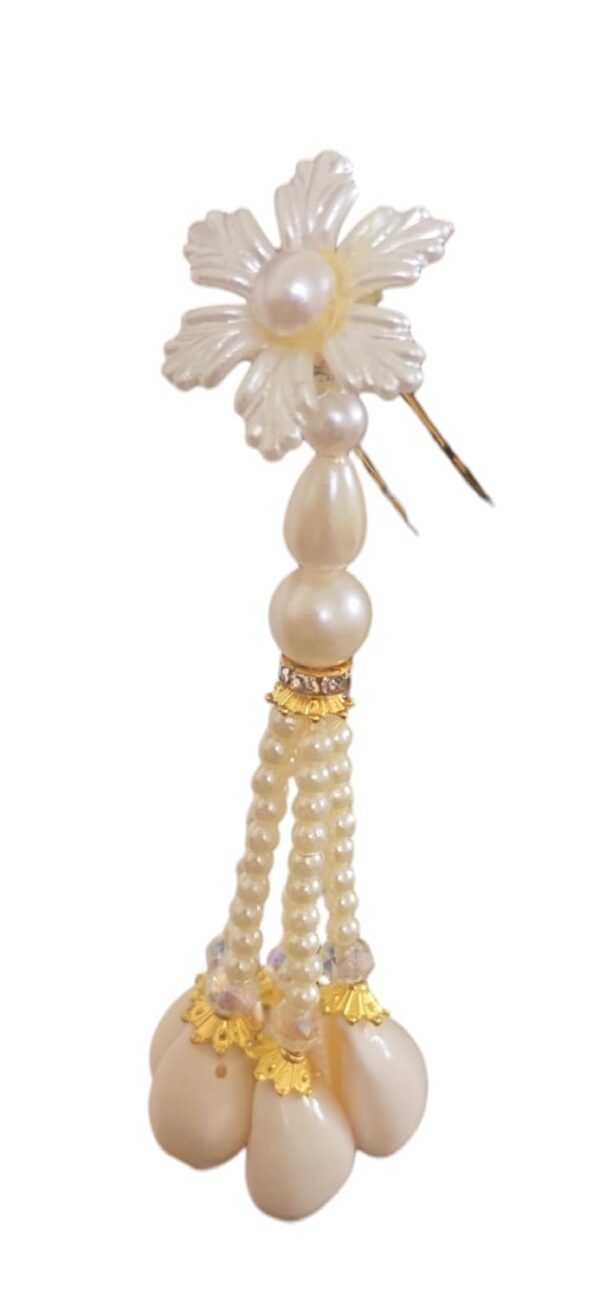 seepi handmade pearl flower & shell juda pin