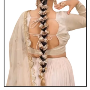 sunheri braid lace handmade premium hair braid lace paranda for wedding ready braids