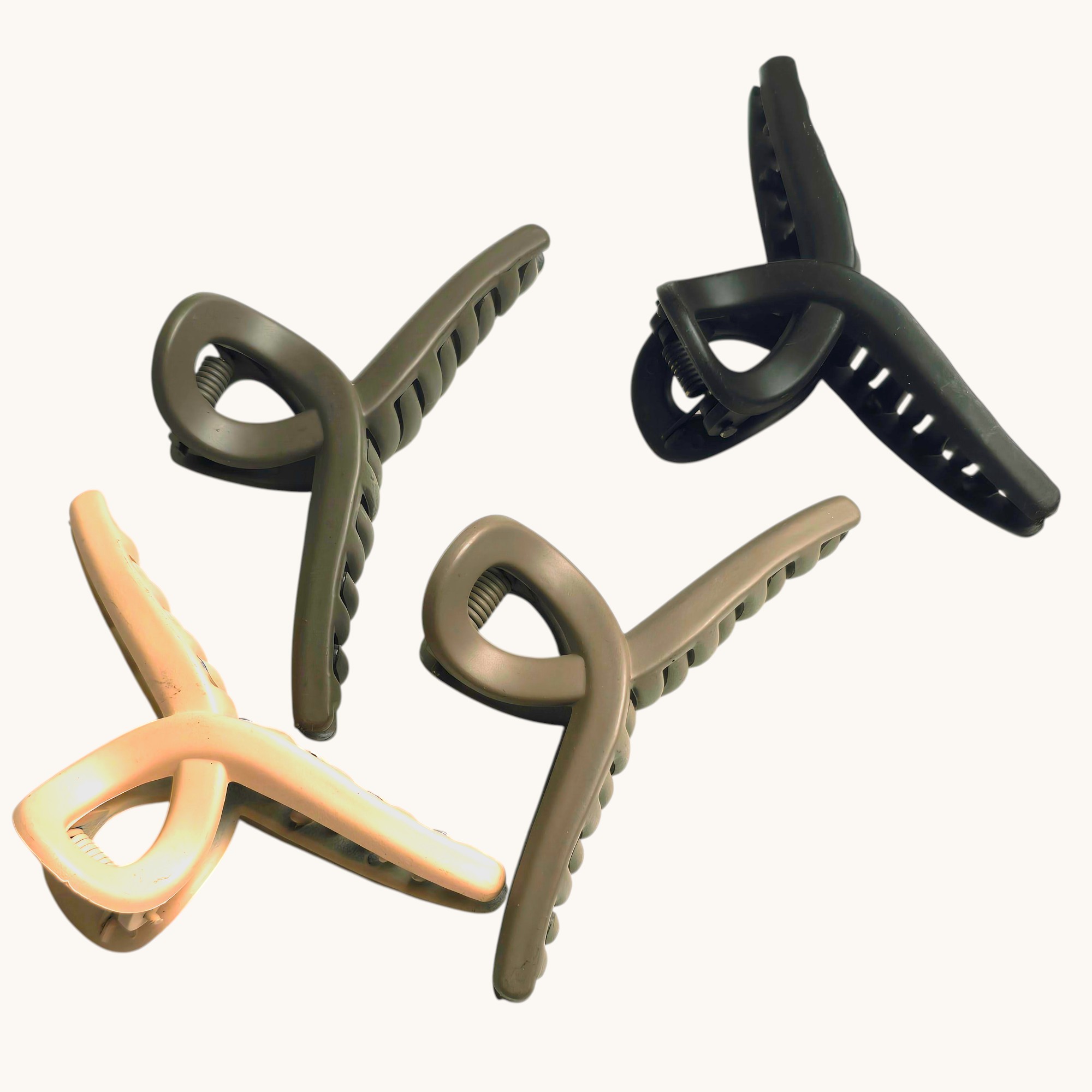 large matte hair claw clip (3.5 inch) – strong hold non slip french design hair accessories for thick & thin hair